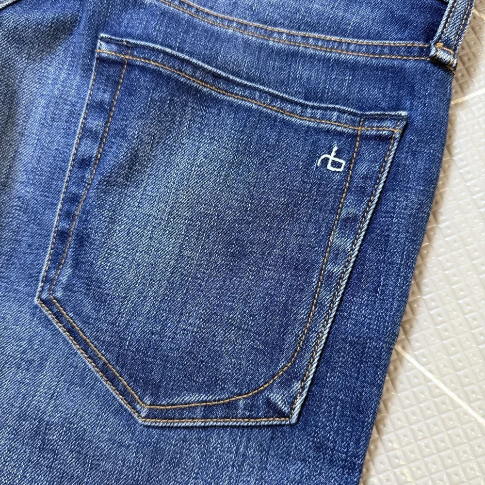 Rag & Bone Men's Jeans Fit 2 Slim 33W 32L Medium Wash Dusty Trail EUC